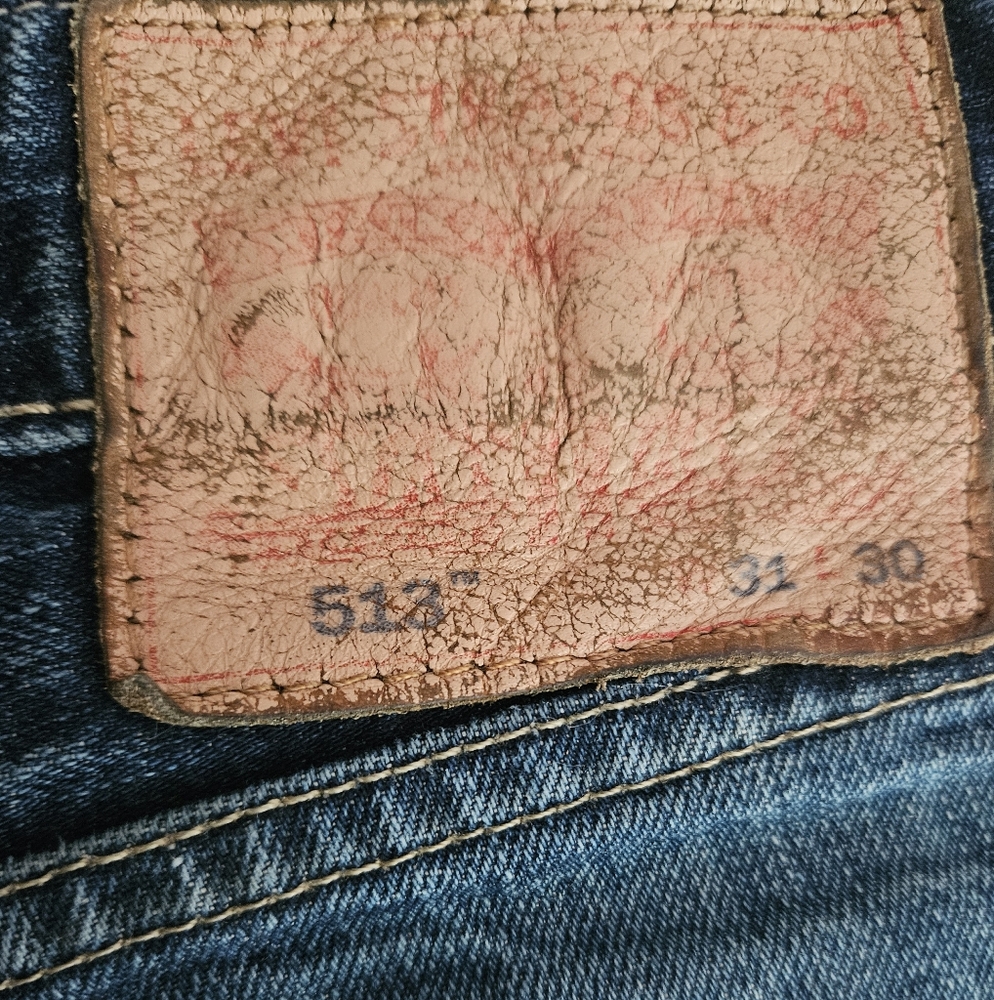Men's Levis 513 Blue Jeans W31 L30